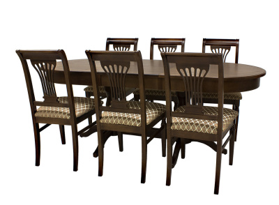 Стол обеденный Leset Каролина венге 