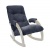 Кресло-качалка Модель 67 Verona Denim Blue сливочный