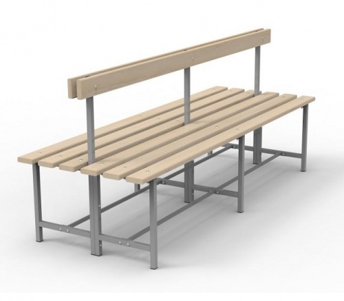 Скамья СТ-6(2) двойная со спинкой 