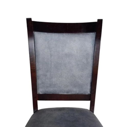 Стул МДК-265 Роми Орех Серый велюр 