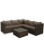 Комплект плетеной мебели YR825A Brown Beige