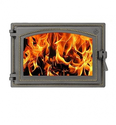 Дверка ВЕЗУВИЙ каминная 230 (Бронза)