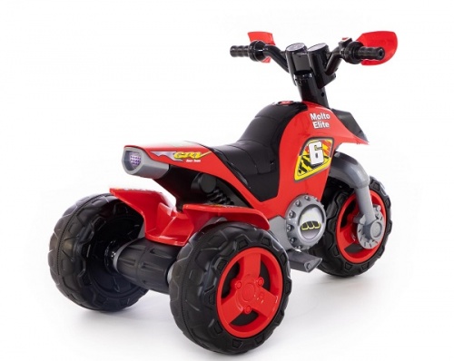 Детский мотоцикл Полесье Molto Elite 6/35882 красный