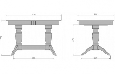 Стол Арго Dak Oak 