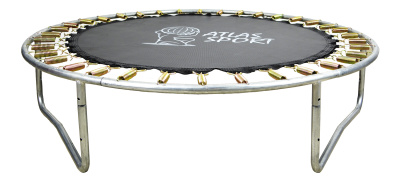 Батут Atlas Sport PINK 140 см - 4.5ft на ремнях