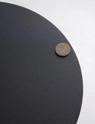 Стол приставной МеталлАрт М015 черный мрамор черный 