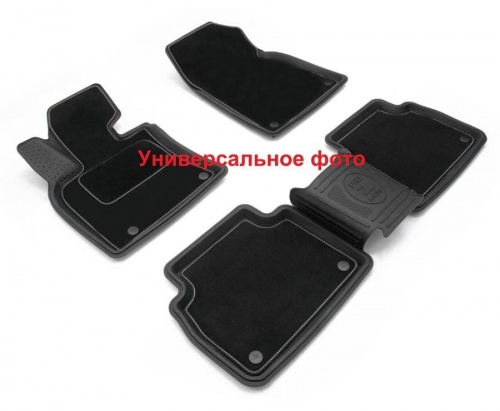 Коврики салона Transformer, резиновые, для Hyundai Accent (01-10), комплект, 4 шт.