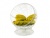 Кресло садовое M-Group Апельсин 11520111 белый ротанг желтая подушка