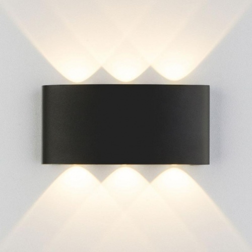 Бра уличное Elektrostandard 1551 Techno Led Twinky Trio черный