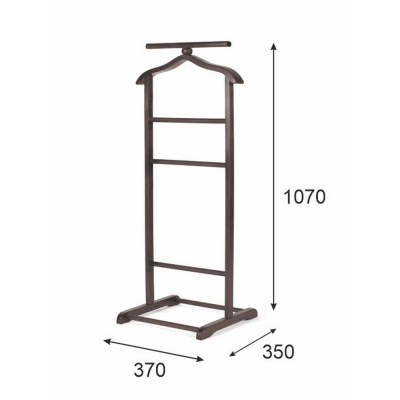Вешалка костюмная В 6Н венге 