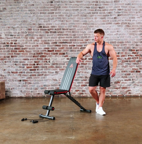 Cкамья силовая универсальная DFC с эспандерами DCH310