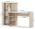 Письменный стол Mio Tesoro Лайт 1420 Max кашемир Письменный стол Mio Tesoro Лайт 1420 Max кашемир