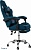 Вибромассажное кресло Calviano AVANTI ULTIMATO light blue fabric