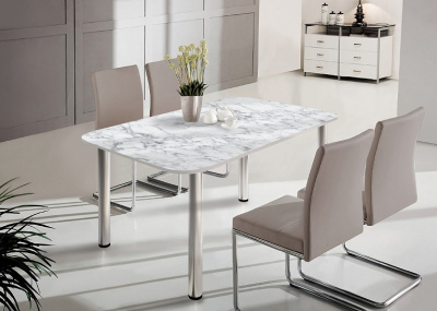 Стол обеденный СН-105.00 мрамор итальянский 