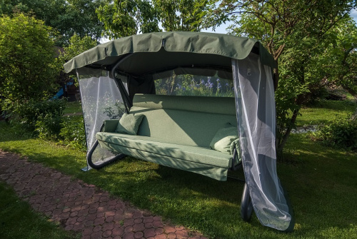 Качели садовые Империя A43A.631 антрацит Удачная мебель