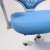 Кресло поворотное CINEMA ткань синий 