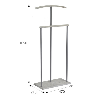 Вешалка костюмная Дэви 1 дуб дымчатый 