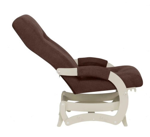 Кресло-маятник Leset Блисс слоновая кость Antonio Chocolate