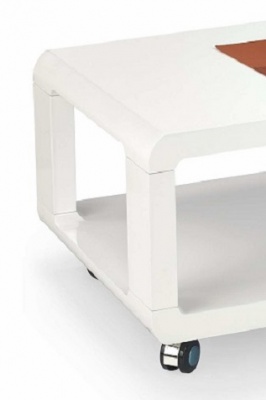 Стол журнальный HALMAR FUTURA белый 