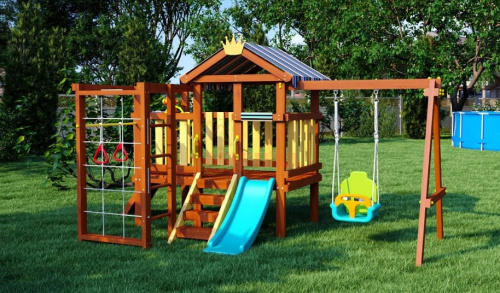 Детская спортивная площадка для дачи Савушка Baby Play 11 (Priority)