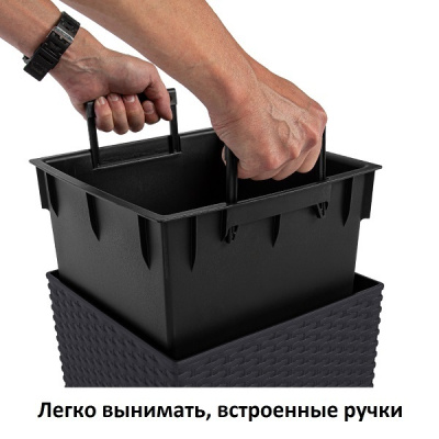 Кашпо для цветов Prosperplast Rato Low DRTS325L-S433