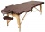 Массажный стол 2-с деревянный коричневый+сумка в подарок