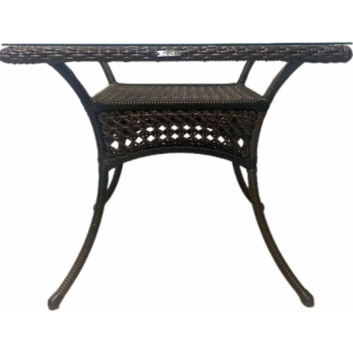 Стол обеденный квадратный DECO 90х90 серо-коричневый