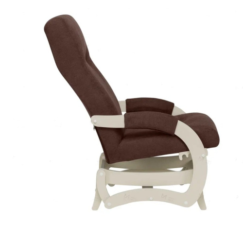 Кресло-маятник Leset Блисс слоновая кость Antonio Chocolate