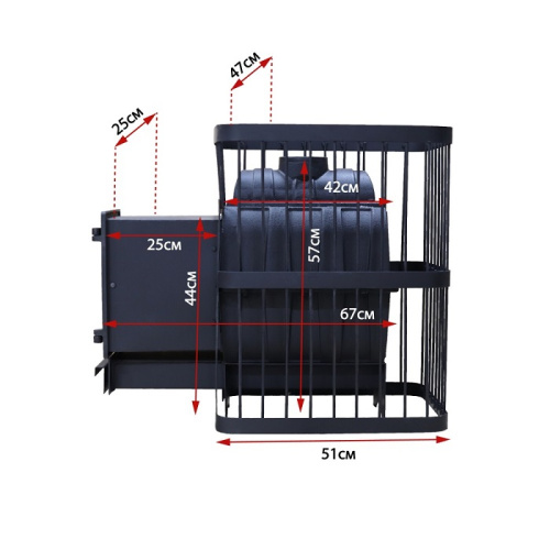 Печь банная ComfortProm Чугун 20 ЧД