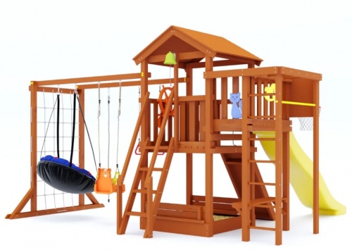 Детская спортивная площадка для дачи Савушка Мастер 4 COMFORT Plus
