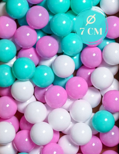 Комплект шариков 7 см 100 шт PS-533