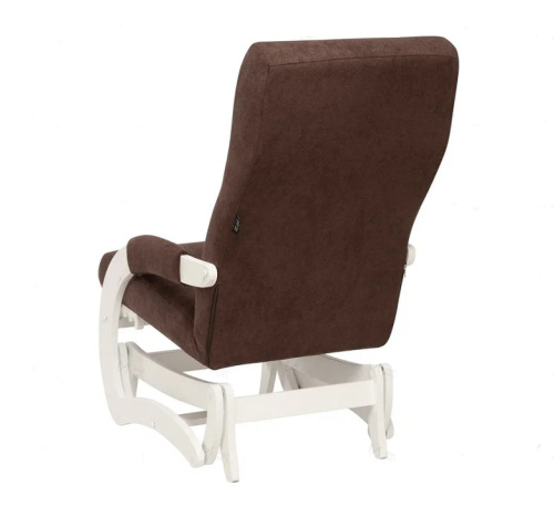 Кресло-маятник Leset Блисс белый Antonio Chocolate