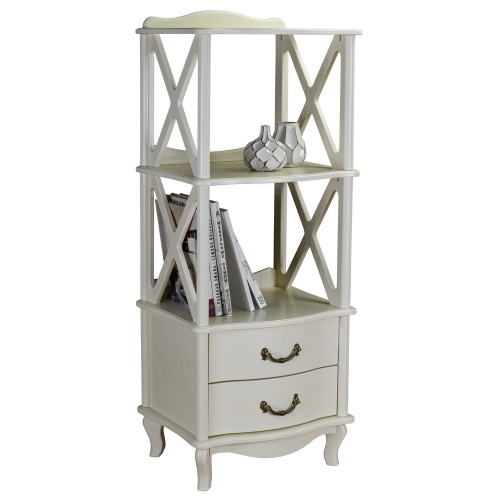 Этажерка Джульетта 2 уровня Л дуб шампань