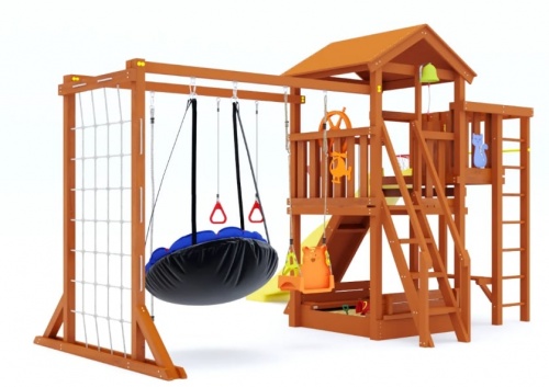 Детская спортивная площадка для дачи Савушка Мастер 4 COMFORT Plus