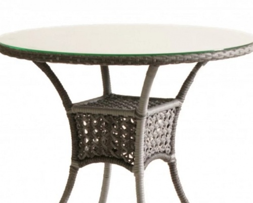 Стол обеденный круглый DECO D90 серый