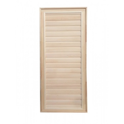 Дверь для бани глухая осина без петель 180х70