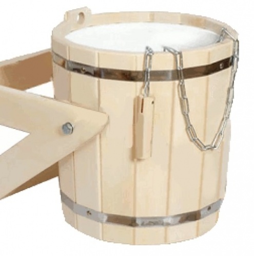 Обливное устройство 10л липа с пластиковой вставкой ОП-10