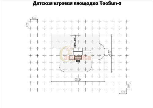 Детская площадка для дачи Савушка TooSun 3