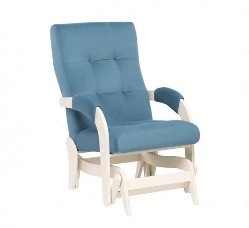 Кресло-маятник Leset Спринг слоновая кость Velur V47