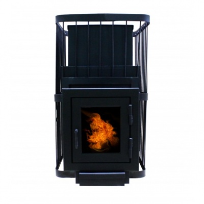 Печь-каменка КомфортПром Сталь 8мм закрытая 20 ЧДС
