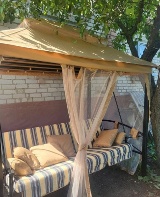 Беседка-качели Амаре A31BL.006 бежевый Удачная мебель