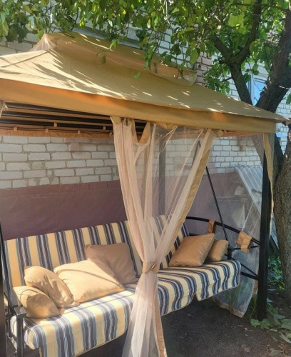 Беседка-качели Амаре A31BL.006 бежевый Удачная мебель