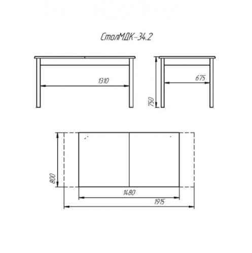 Стол МДК-34.2 