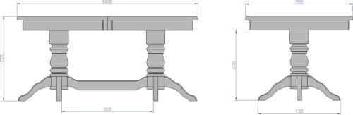 Стол Зевс Black 