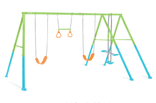 Игровой комплекс Intex 44130 зеленый голубой