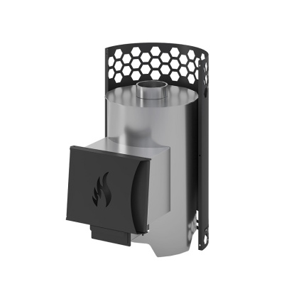 Печь для бани Везувий Чёрная Пчёлка INOX (ИНОКС)