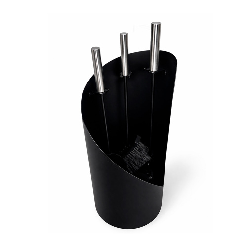 Набор каминный EVEREST K211-XB никель черный