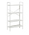 Стеллаж Leset Стилвуд 24 широкий 4 полки белый