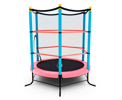 Батут детский DFC SMRKIDS 55 с сеткой PINK