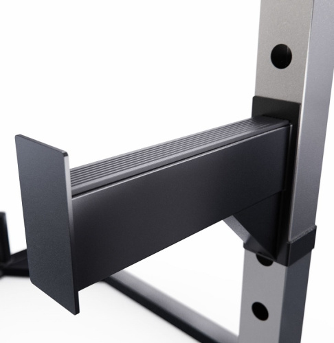 Силовая стойка для приседаний со штангой DFC CAP серая